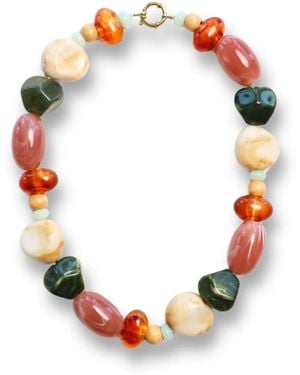 BONNIE STUDIOS Accessoires ,Veelkleurig ,Candy Garden Necklace - Rood