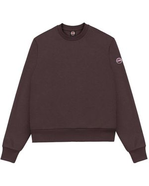 Colmar Fitness ,Bruin ,Katoen Crewneck Sweatshirt - Paars