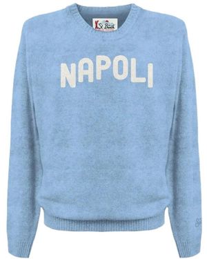 MC2 Saint Barth Round-Neck Knitwear - Blue