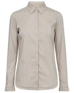 Mos Mosh Mmmattie Flip Stripe Shirt - Grijs