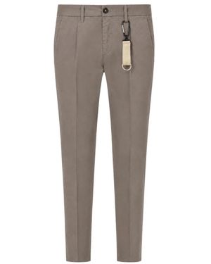 Manuel Ritz Broeken ,Grijs ,Katoen Pantalone Tinto Slim Fit