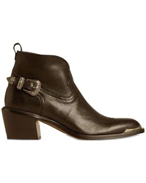 Golden Goose Heeled Boots - Marron
