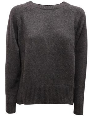 Marella Round-Neck Knitwear - Grey