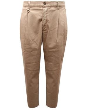 Paolo Pecora Slim-Fit Trousers - Natural
