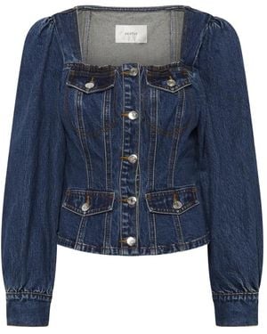 Gestuz Denim Shirts - Blue