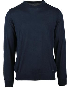 Paul & Shark Truien & Vesten ,Blauw ,Wol Pullover Met Ronde Hals