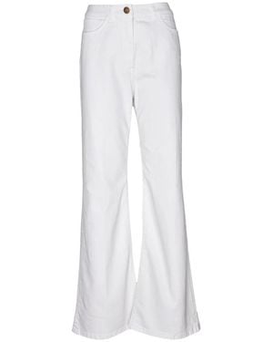 The Seafarer Wide Jeans - Blanco