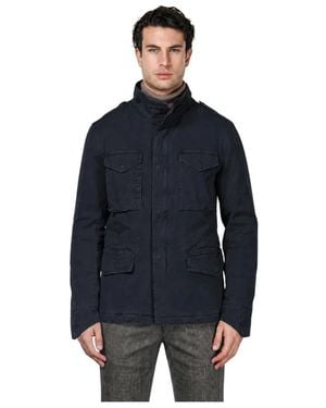 Mason's Jassen ,Blauw ,Katoen Field Jacket M74