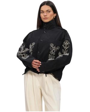 Antik Batik Jassen ,Zwart ,Maria Jacket