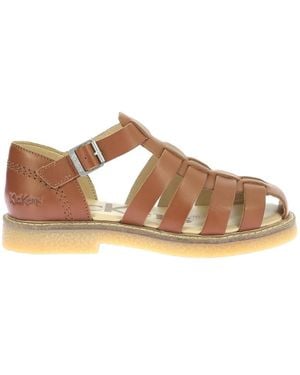 Kickers Bequeme Sandalen Kick Lergo - Braun