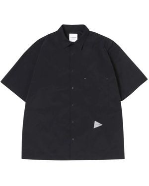 and wander Overhemden ,Zwart ,Short Sleeve Shirts