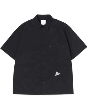 and wander Short Sleeve Shirts - Black