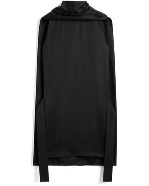 TOTEME Cocoon Sjaal Jurk - Zwart