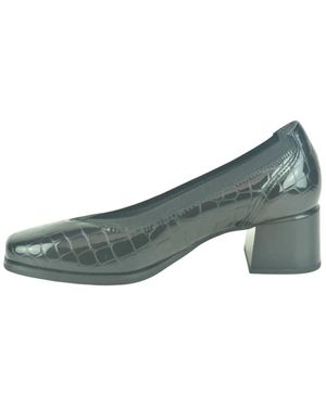 Pitillos Schoenen ,Zwart ,Croco Lace Pump 3Cm - Grijs