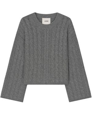 Aeron Round-Neck Knitwear - Gris