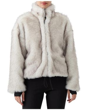 Just Cavalli Faux Fur & Shearling Jackets - Grey