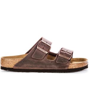 Birkenstock Sliders - Brown