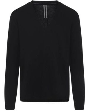Rick Owens V-Neck Knitwear - Negro