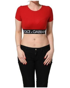 Dolce & Gabbana T-Shirts - Red