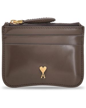 Ami Paris Wallets & Cardholders - Marrone