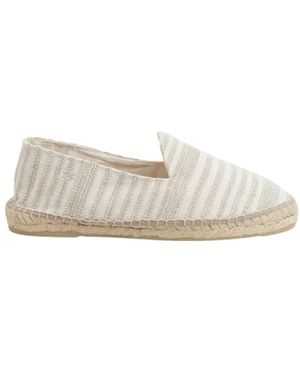 Manebí Baumwoll-Espadrilles - Weiß