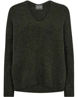 Mos Mosh V-Neck Knitwear - Verde
