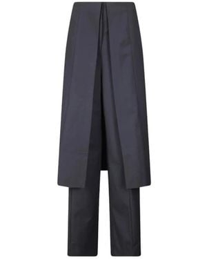 Thelatest Wide Trousers - Blu