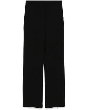 Mark Kenly Domino Tan Straight Trousers - Black