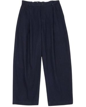 Studio Nicholson Wide Trousers - Azul