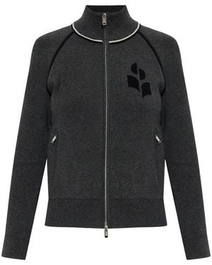 Isabel Marant Truien & Vesten ,Grijs ,Lanya Cardigan - Zwart