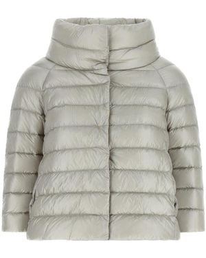 Herno Jassen ,Grijs ,Nylon Sofia Mini Hood