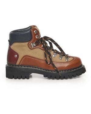 DSquared² Lace-Up Boots - Brown