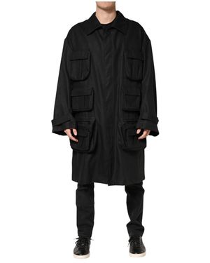 Dolce & Gabbana Trench Coats - Black