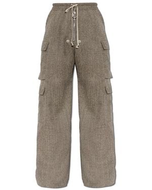 Rick Owens Broeken ,Grijs ,Wol Cargobelas Broeken