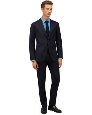 Boglioli Single Breasted Suits - Bleu