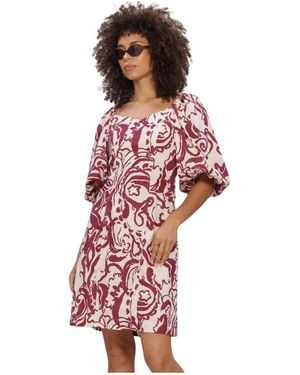 Y.A.S Yasfleur 2/4 Kleid - Rot
