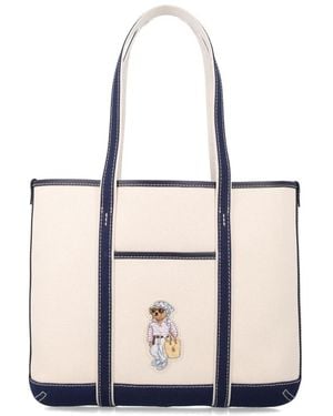 Polo Ralph Lauren Tote Bags - Natural