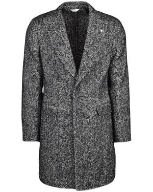 Manuel Ritz Single-Breasted Coats - Gris