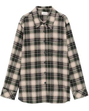 P.A.R.O.S.H. Overhemden ,Veelkleurig ,Katoen Cowboy Shirt - Grijs
