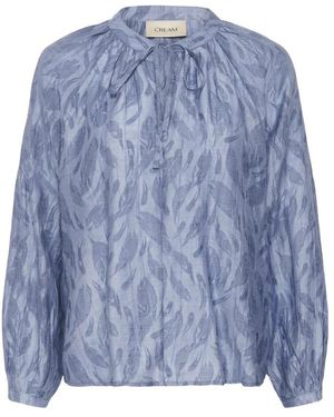 Cream Blouses - Azul