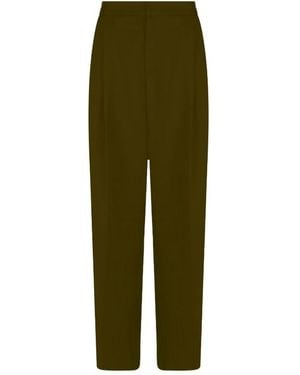 Elisabetta Franchi Slim-Fit Trousers - Verde