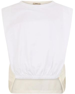Herno Tops ,Wit ,Katoen Top