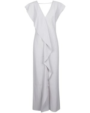 Patrizia Pepe Kurzarmkleid - Weiß
