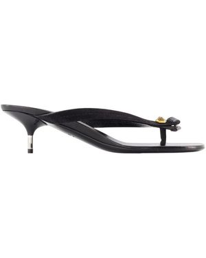 Versace Pumps, Maat 50 – – Leer – Zwart