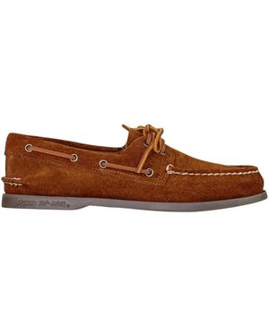 Sperry Top-Sider Schoenen ,Bruin ,Leer Authentic Original Cloud J.Crew