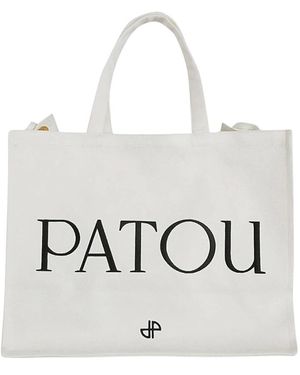 Patou Tote Bags - Bianco