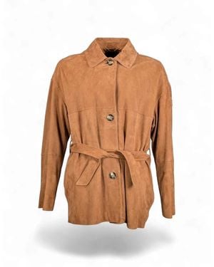 Peuterey Leather Jackets - Brown