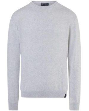 North Sails Baumwoll-Crewneck-Strickwaren Eco-Freundlich Langarm - Grau