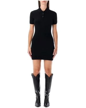 T By Alexander Wang Short Dresses - Black