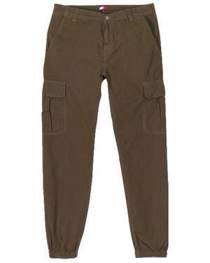 Tommy Hilfiger Slim-Fit Trousers - Green